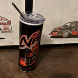 20oz Slim Tumbler w/straw