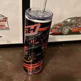 20oz Slim Tumbler w/straw